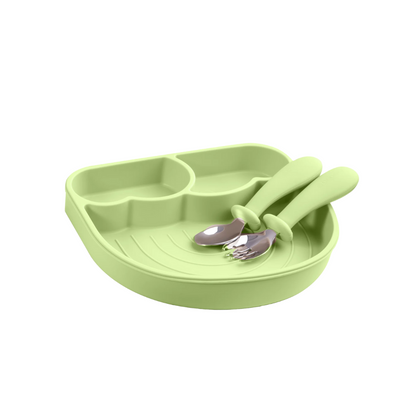 Set Alimentación Summer Silicona - Verde | Bebesit