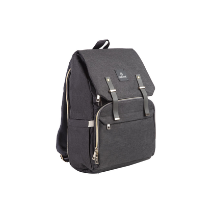 Mochila Maternal Mudador - Melange Negro | Bebesit