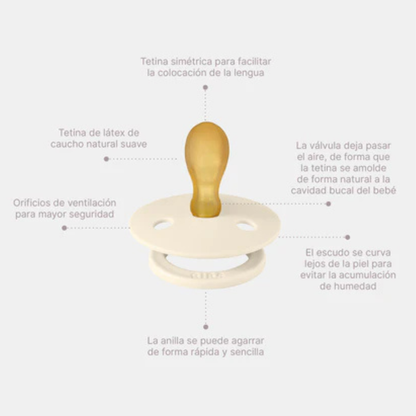 Pack de 2 Chupetes - Ivory & Sage | BIBS