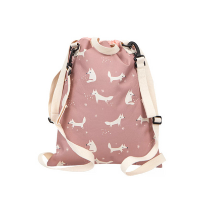Bolsa/Mochila Merienda - Fox Rosa | Bimbidreams