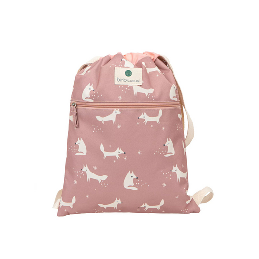 Bolsa/Mochila Merienda - Fox Rosa | Bimbidreams