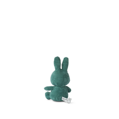 Peluche Miffy Eco Corduroy 23 cm - Verde | Bon Ton Toys