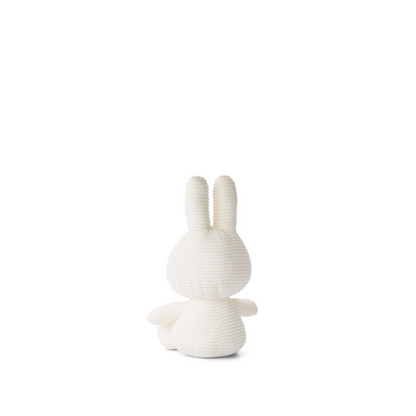 Peluche Miffy Eco Corduroy 33 cm - Blanco | Bon Ton Toys
