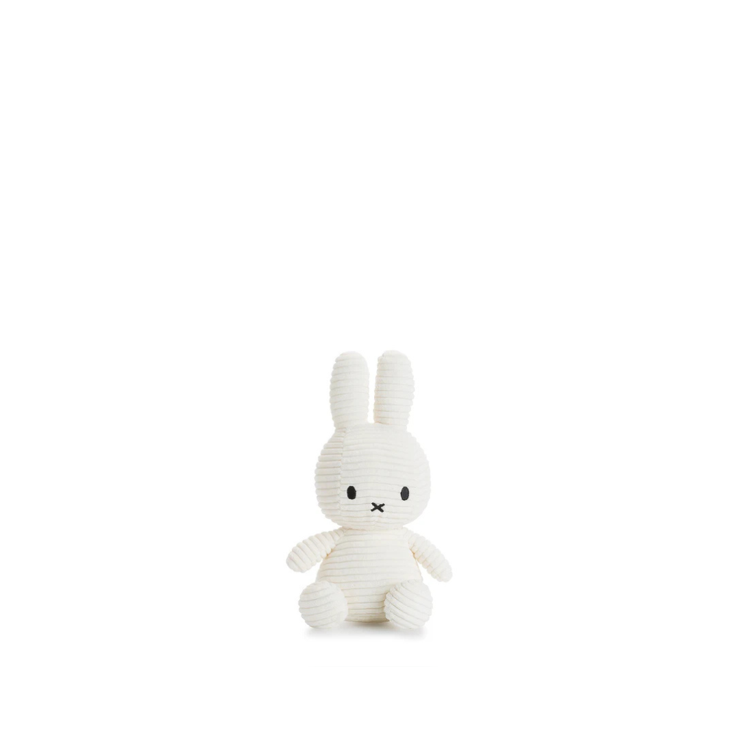 Peluche Miffy Eco Corduroy 23 cm - Blanco | Bon Ton Toys