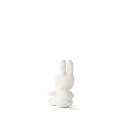 Peluche Miffy Eco Corduroy 23 cm - Blanco | Bon Ton Toys
