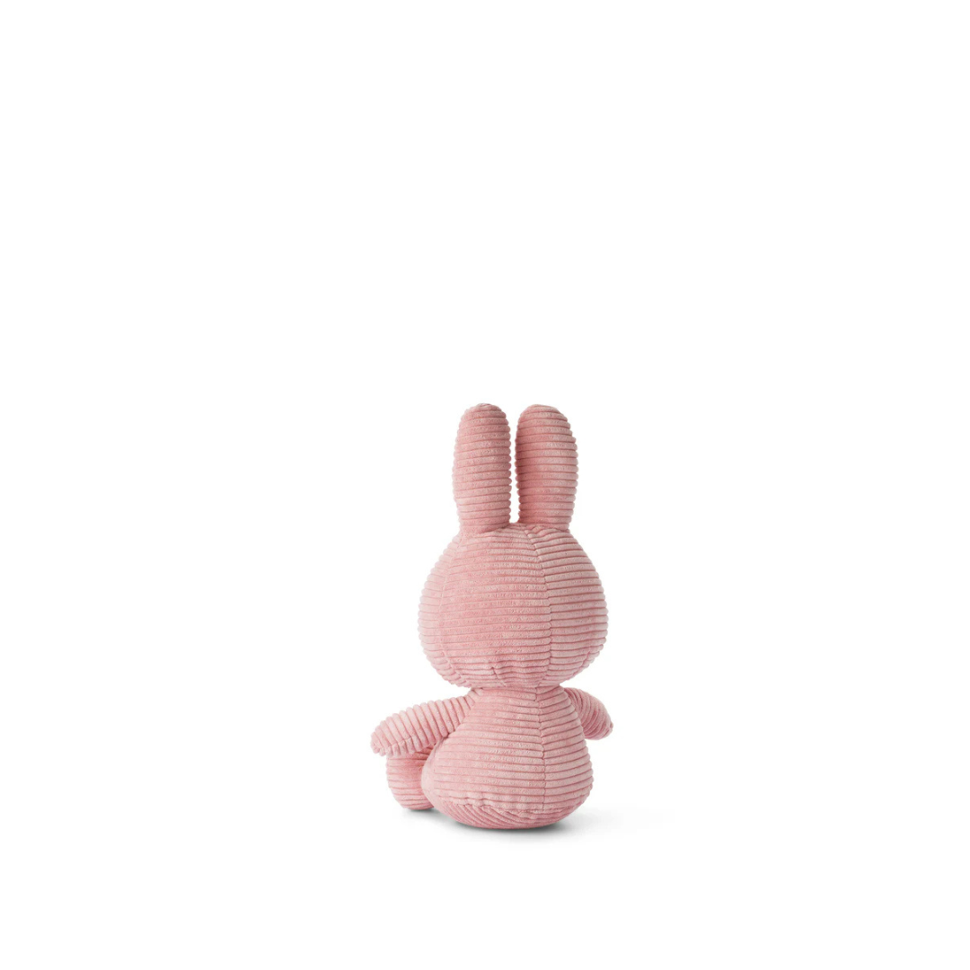 Peluche Miffy Eco Corduroy 33 cm - Rosa | Bon Ton Toys