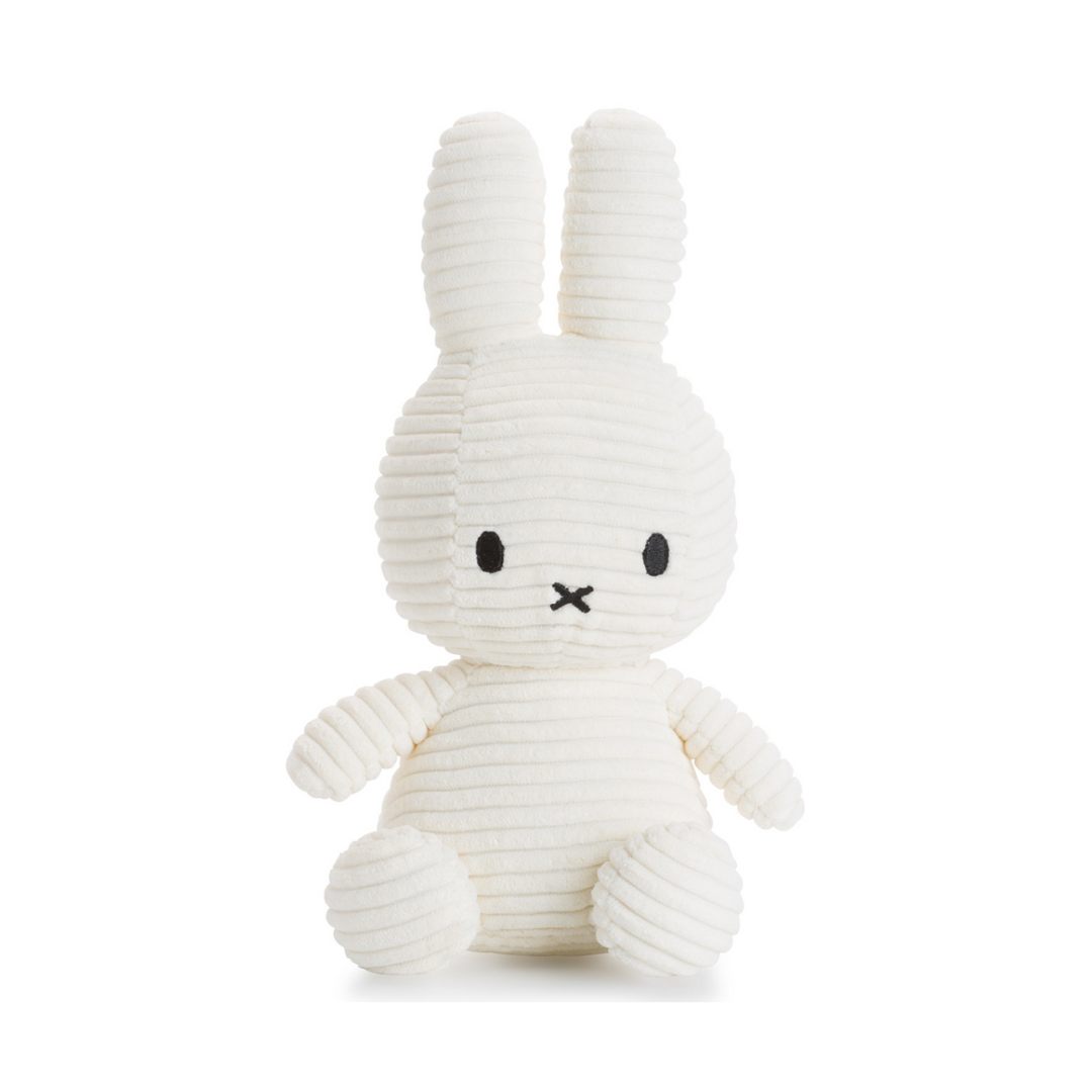 Peluche Miffy Eco Corduroy 70 cm - Blanco | Bon Ton Toys