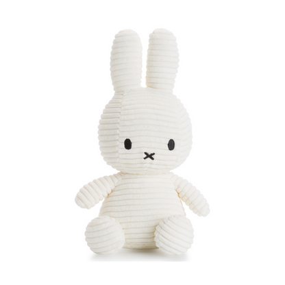 Peluche Miffy Eco Corduroy 70 cm - Blanco | Bon Ton Toys