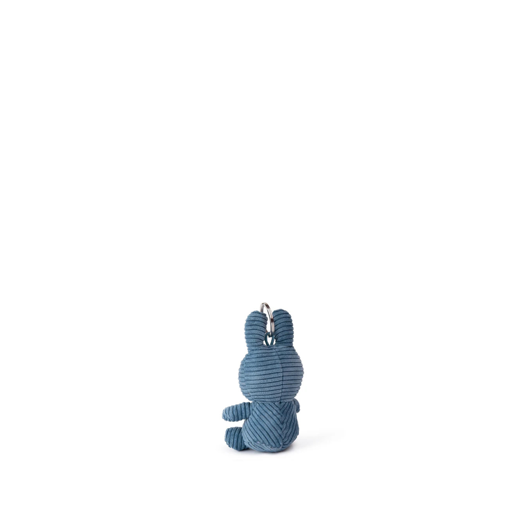Peluche y Llavero Miffy Eco Corduroy 10 cm - Azul | Bon Ton Toys
