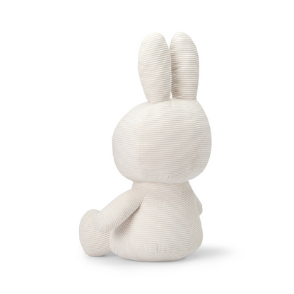 Peluche Miffy Eco Corduroy 70 cm - Blanco | Bon Ton Toys