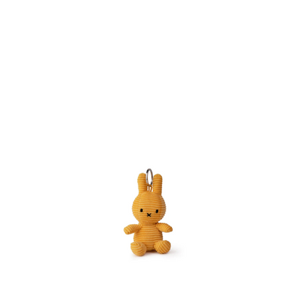 Peluche y Llavero Miffy Eco Corduroy 10 cm - Amarillo | Bon Ton Toys