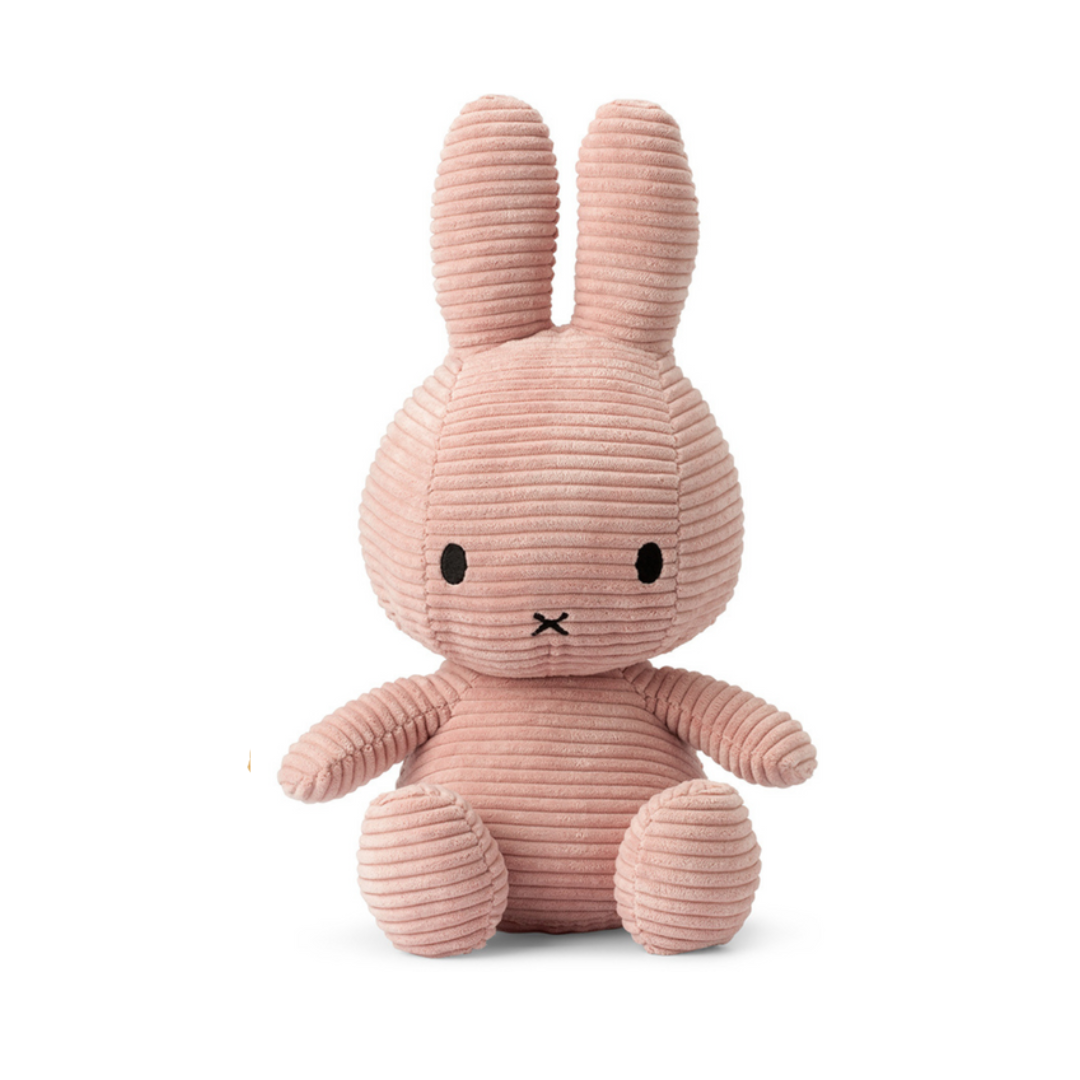 Peluche Miffy Eco Corduroy 70 cm - Rosa | Bon Ton Toys