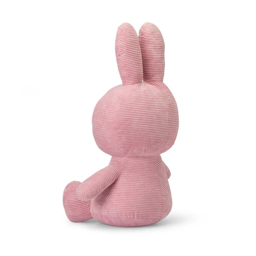 Peluche Miffy Eco Corduroy 70 cm - Rosa | Bon Ton Toys