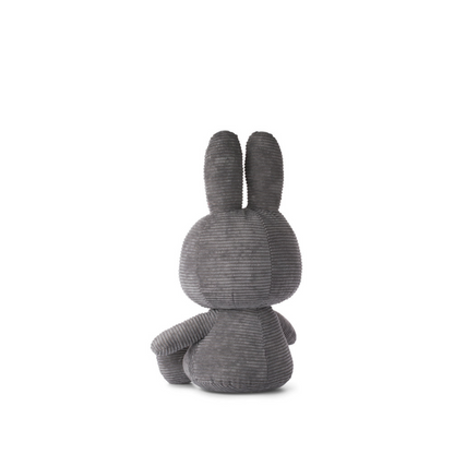 Peluche Miffy Eco Corduroy 50 cm - Gris | Bon Ton Toys