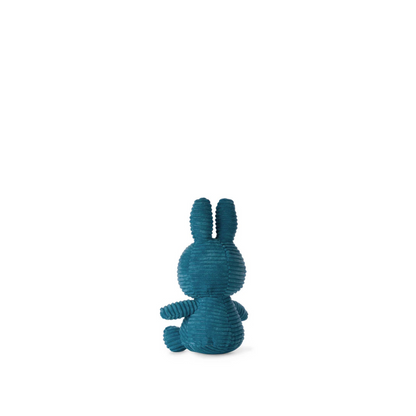 Peluche Miffy Eco Corduroy 23 cm - Azul | Bon Ton Toys