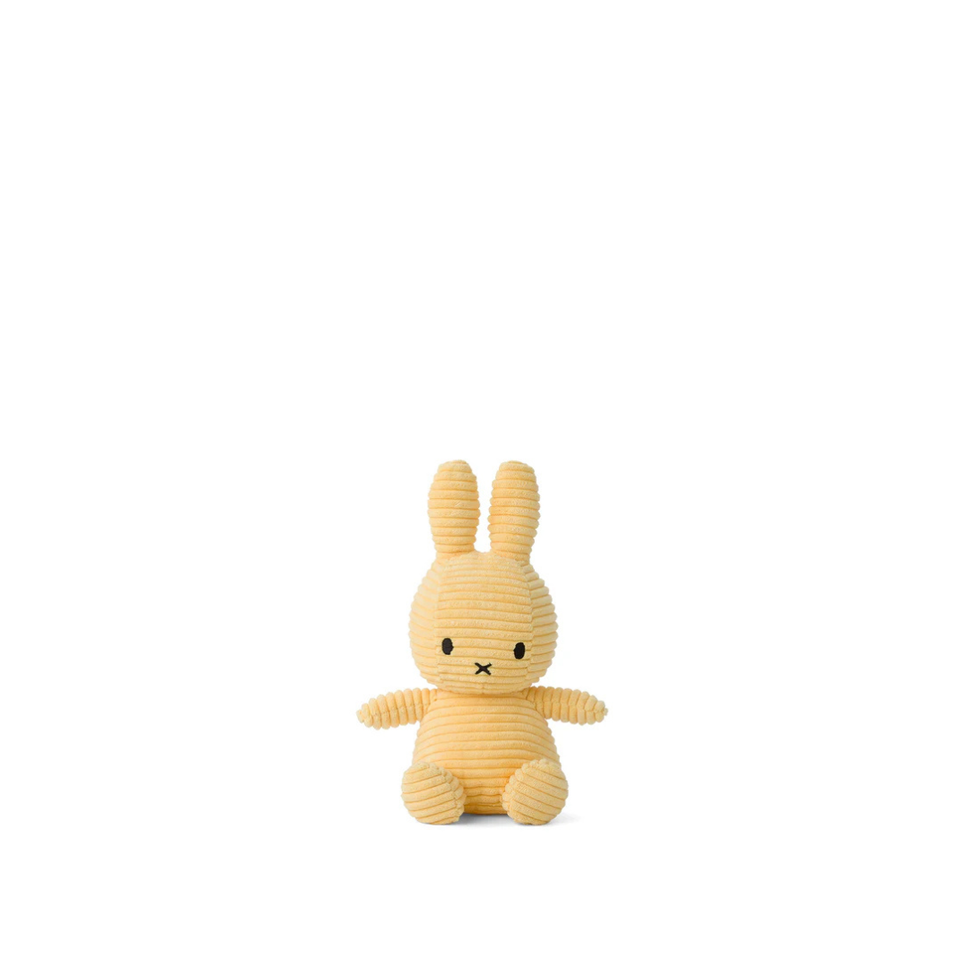 Peluche Miffy Eco Corduroy 23 cm - Buttercream | Bon Ton Toys