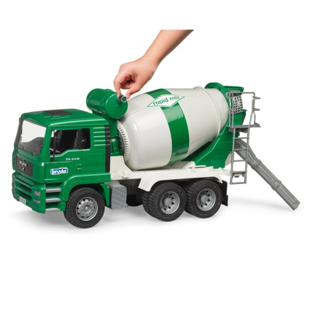 Camión Hormigonera MAN TGA Rapid Mix 02739 - Escala 1:16 | Bruder