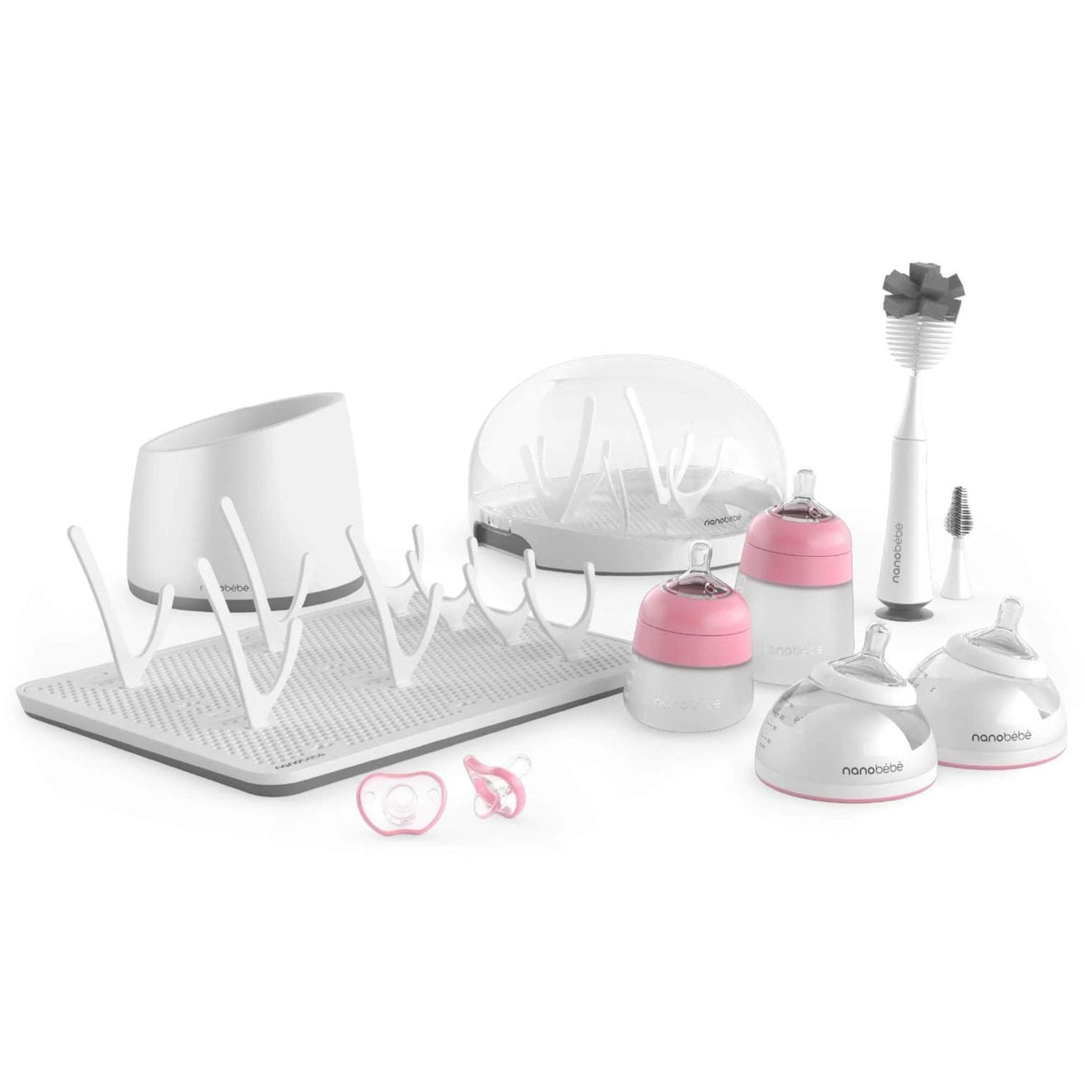 Set de Alimentación Primordial - Rosa | Nanobebé
