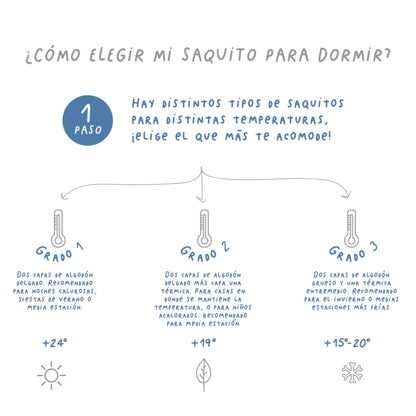 Saco de Dormir - Estrellas Grandes | Algodones