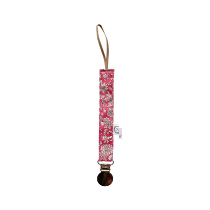 Portachupete de Género - Rosa Intenso Flores Blancas Liberty | Caperucita