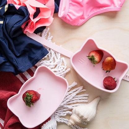 Caja para Snack Gato - Rosa Pastel | We Might Be Tiny