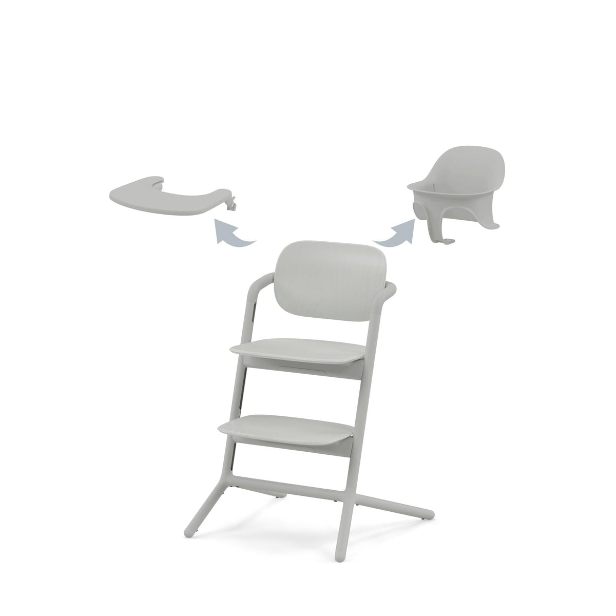 Silla de Comer Evolutiva Lemo - 3 en 1 - Suede Grey | CYBEX