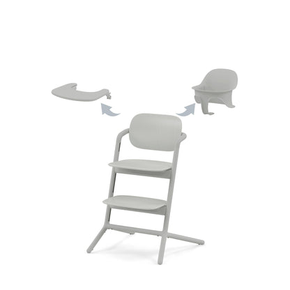 Silla de Comer Evolutiva Lemo - 3 en 1 - Suede Grey | CYBEX