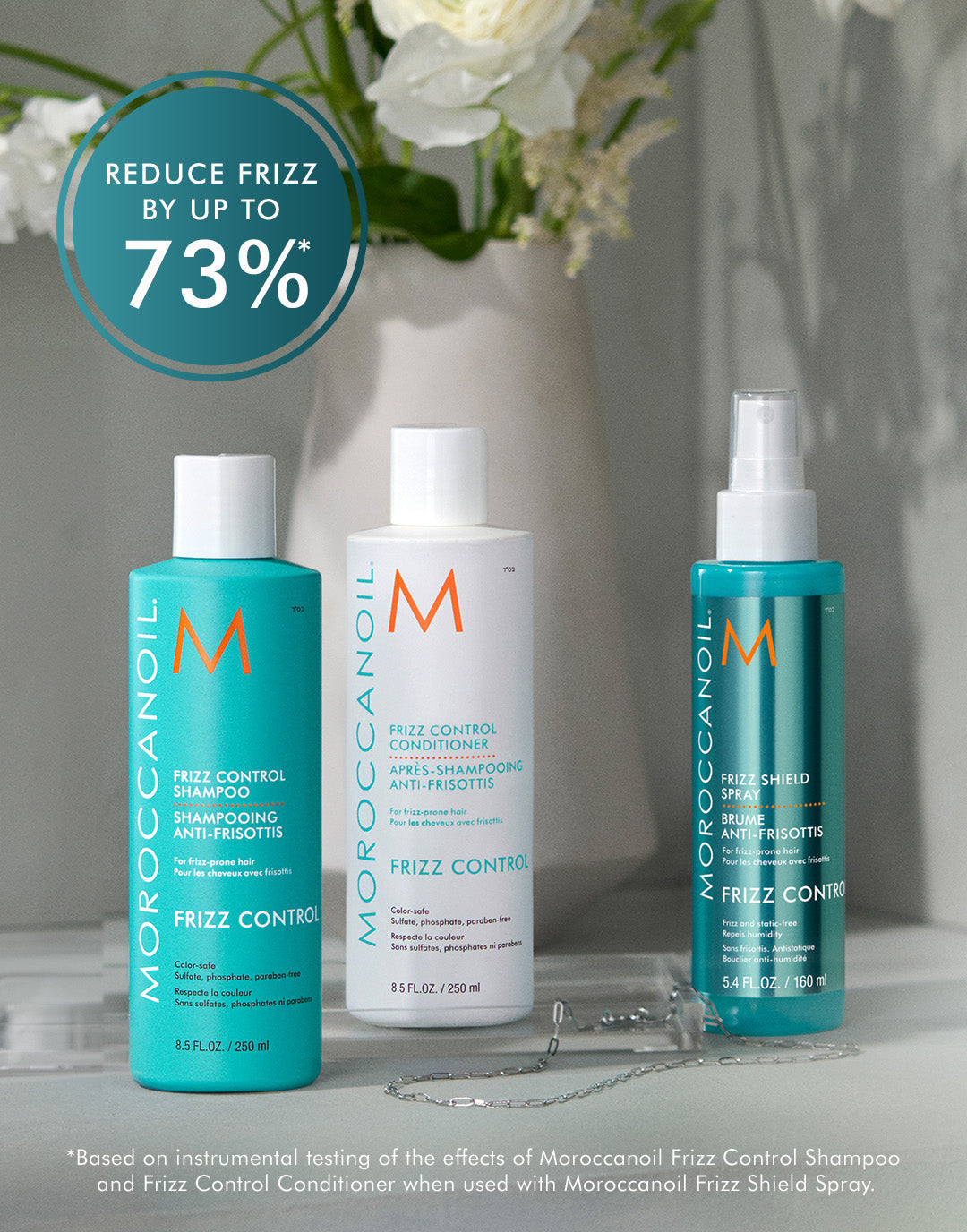 MOROCCANOIL Frizz Control Shampoo and Conditioner Set 500ml