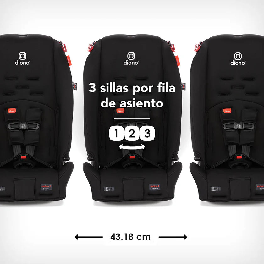 Silla de Auto Convertible Diono Radian® 3R - Negro | Diono
