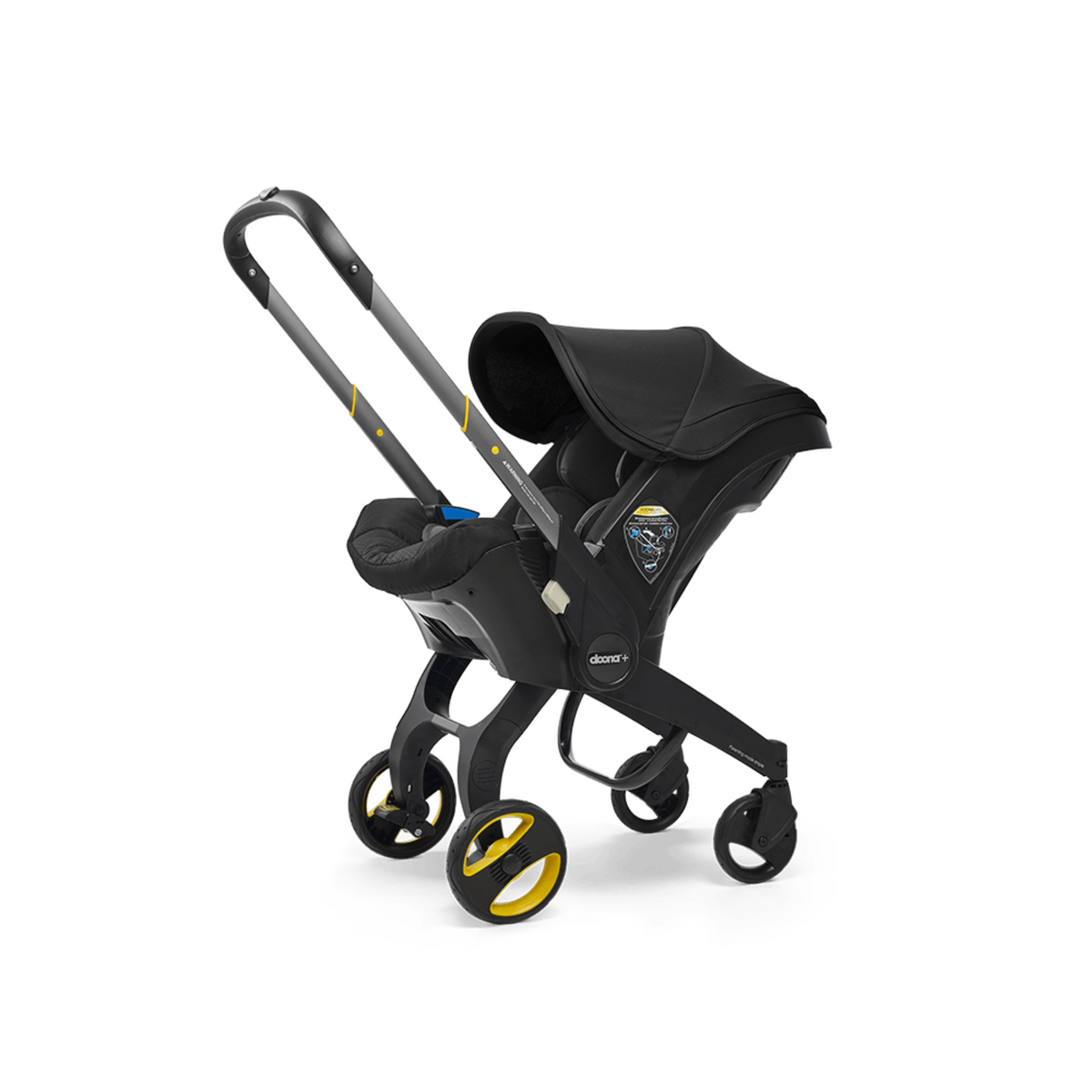 Silla Nido y Coche de Paseo 2 en 1 - Doona+ - Nitro Black | Doona
