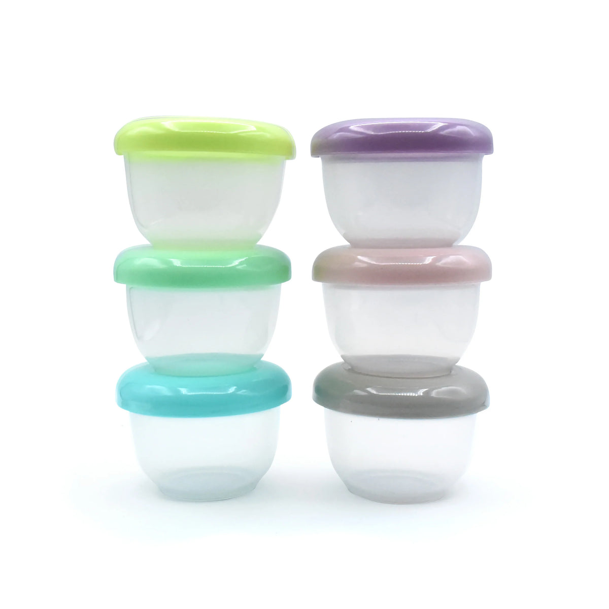 Pack de 6 Contenedores Plásticos Apilables | Melii
