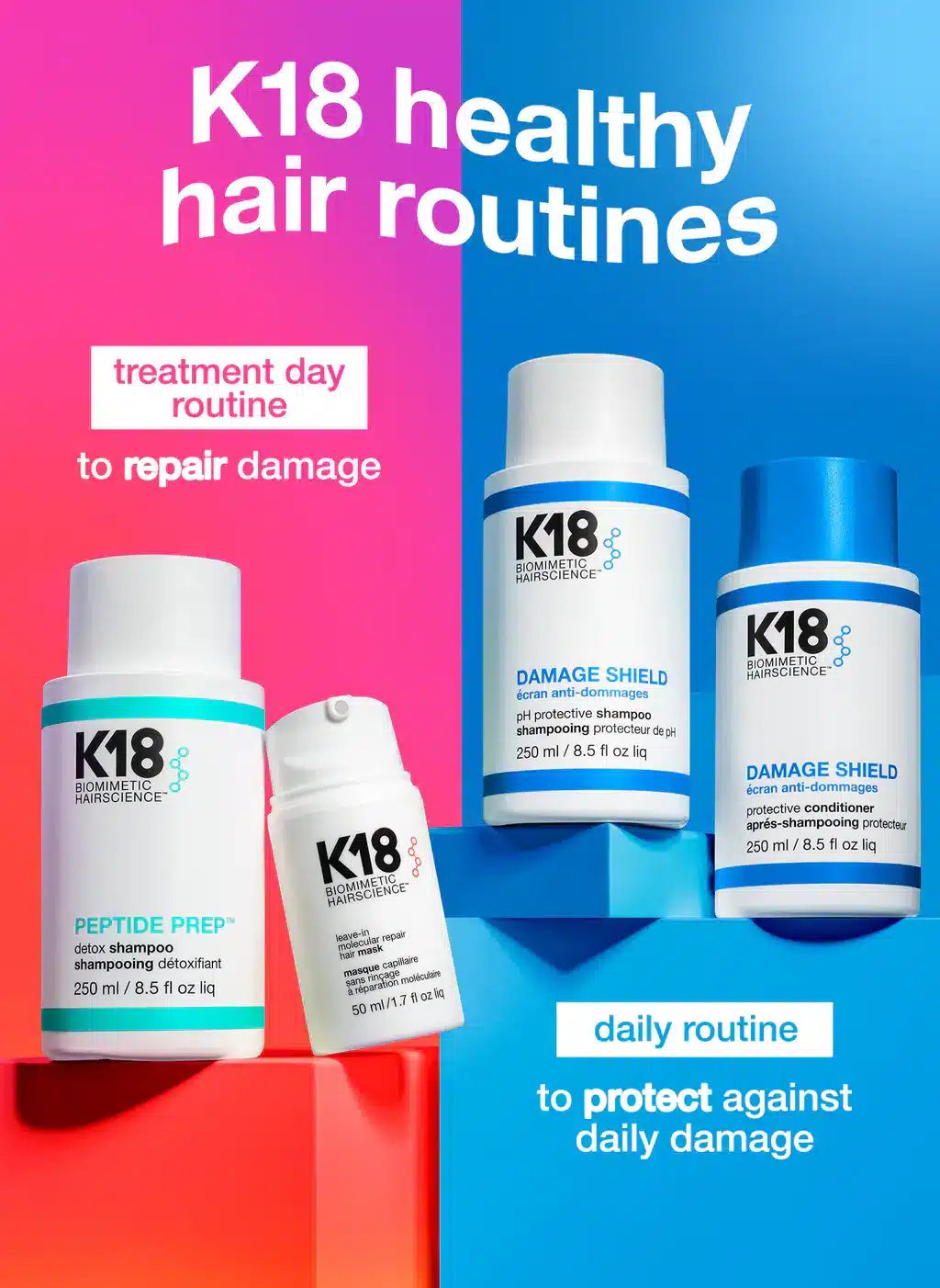 K18 DAMAGE SHIELD pH Protective Shampoo
