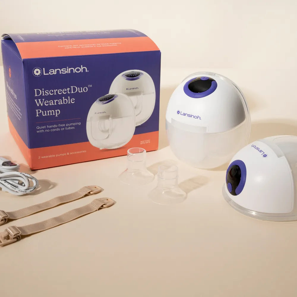 Extractor Eléctrico Portátil Discreetduo - Blanco | Lansinoh