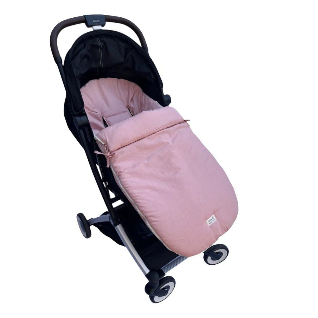 Saco para Coche - Lino - Palo Rosa | Baby Mattress