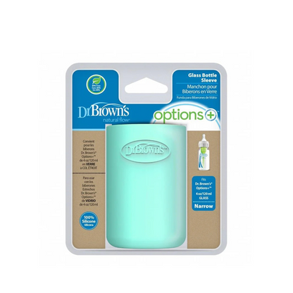 Funda Protectora para Mamadera de Vidrio - Menta | Dr. Brown's