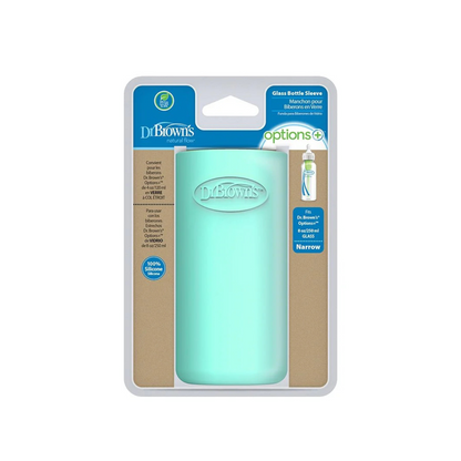 Funda Protectora para Mamadera de Vidrio - Menta | Dr. Brown's