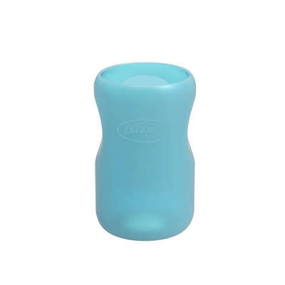 Funda Protectora para Mamadera de Vidrio Boca Ancha - Azul | Dr. Brown's