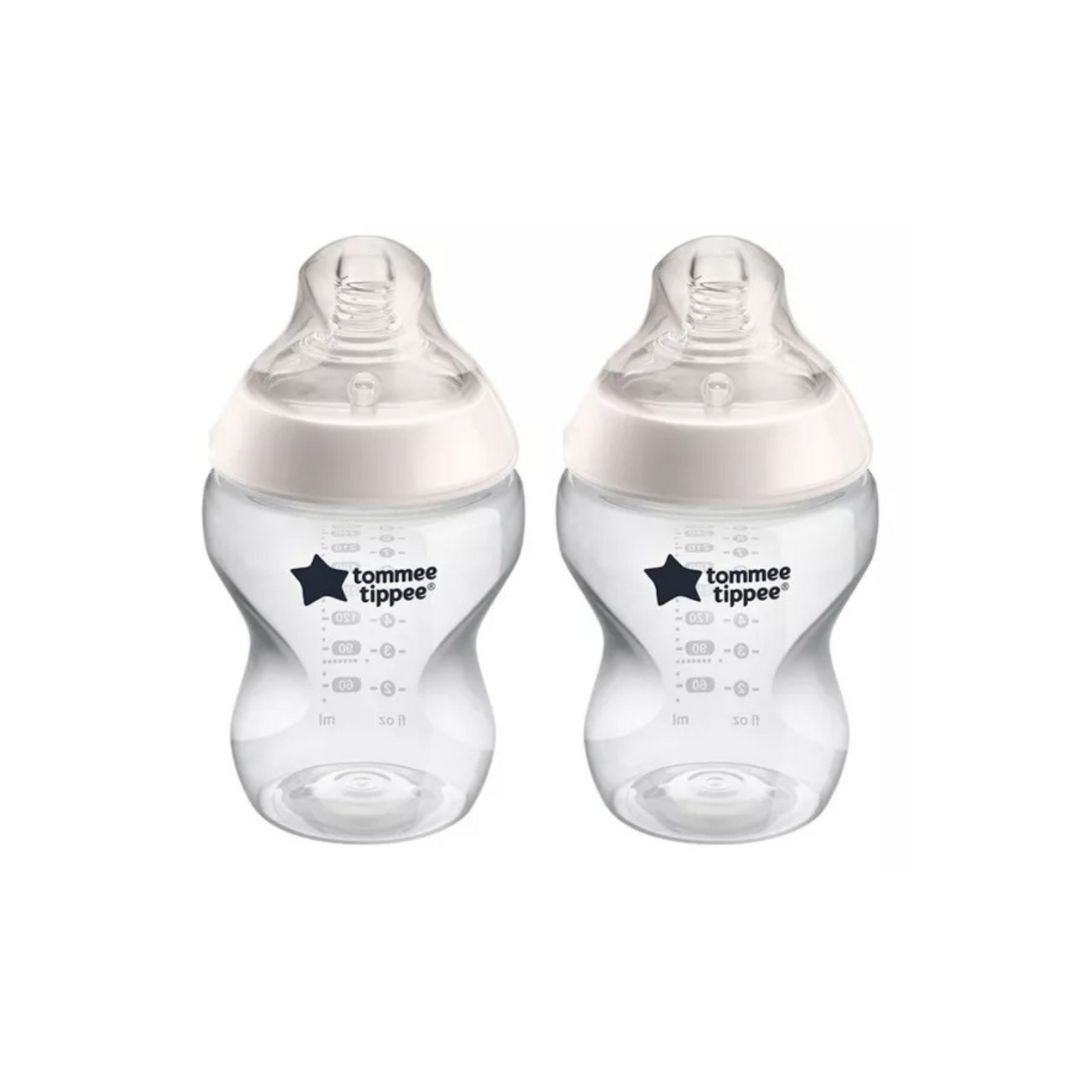 Pack 2 Mamaderas Anti-Cólicos Closer to Nature - 260 ml | Tommee Tippee