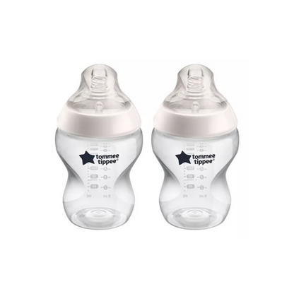 Pack 2 Mamaderas Anti-Cólicos Closer to Nature - 260 ml | Tommee Tippee