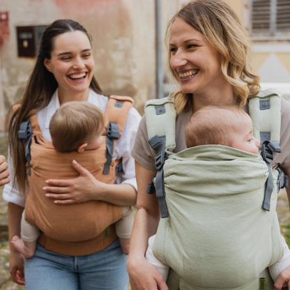 Mochila de Porteo Ergonómica - Boba X - Lino Willow Green | Boba