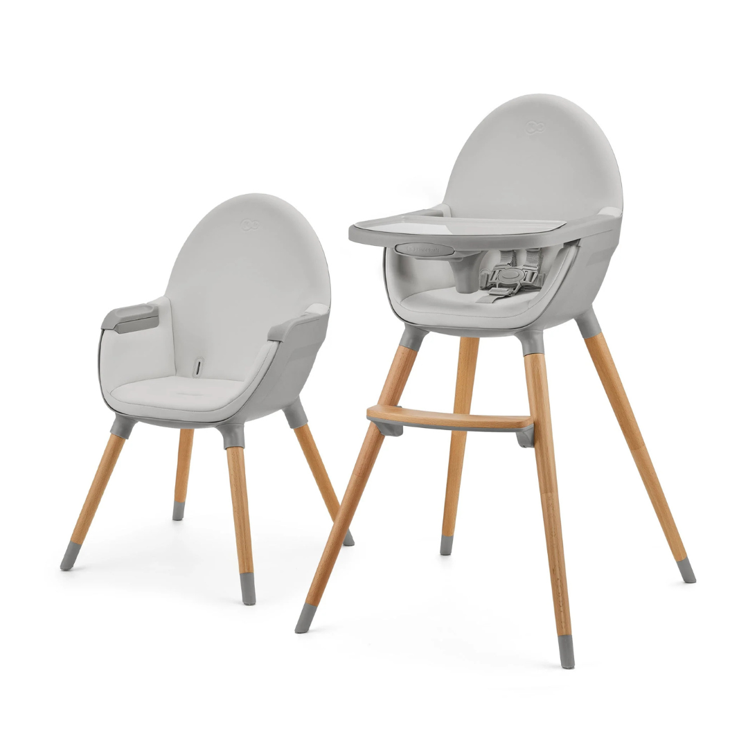 Silla de Comer Fini 2 - Gris | Kinderkraft