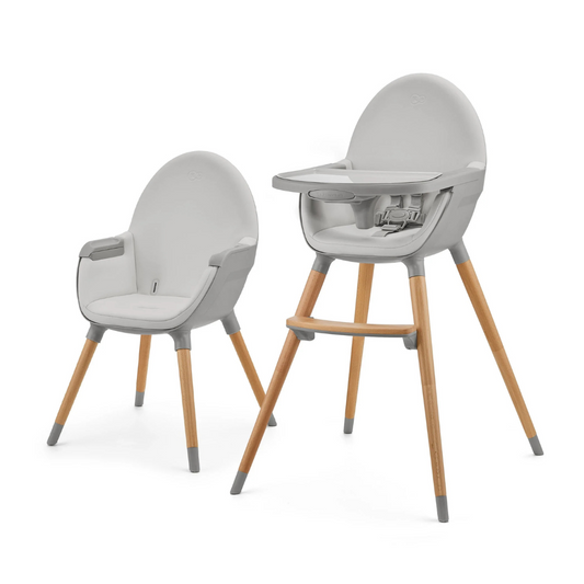 Silla de Comer Fini 2 - Gris | Kinderkraft
