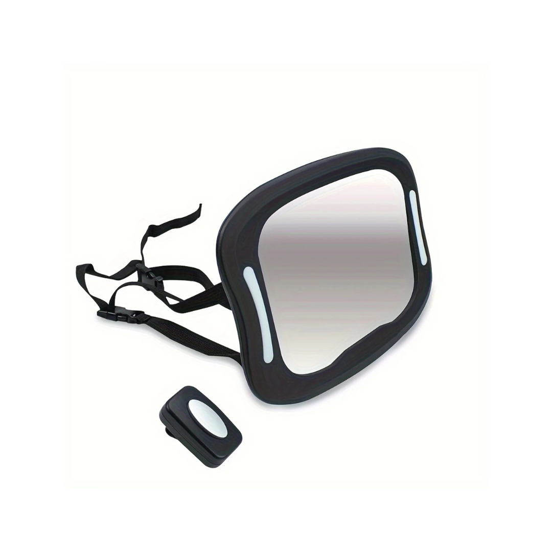Espejo Retrovisor para Auto con Luces LED y Control Remoto | Bebesit
