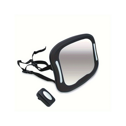 Espejo Retrovisor para Auto con Luces LED y Control Remoto | Bebesit