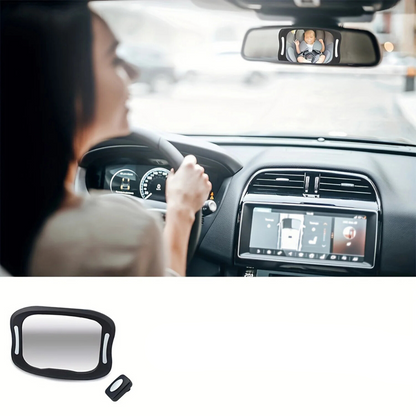 Espejo Retrovisor para Auto con Luces LED y Control Remoto | Bebesit