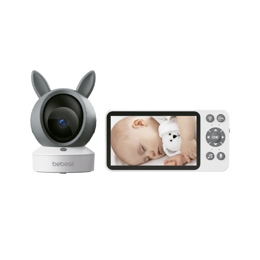 Monitor Cámara 360° SmartGuard HF3.0 con WiFi, Resolución HD 1080p Ruido Blanco y Soporte | Bebesit