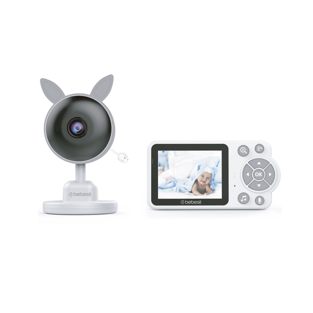 Monitor Cámara SmartGuard 2.0 con Zoom 4x y Ruido Blanco | Bebesit