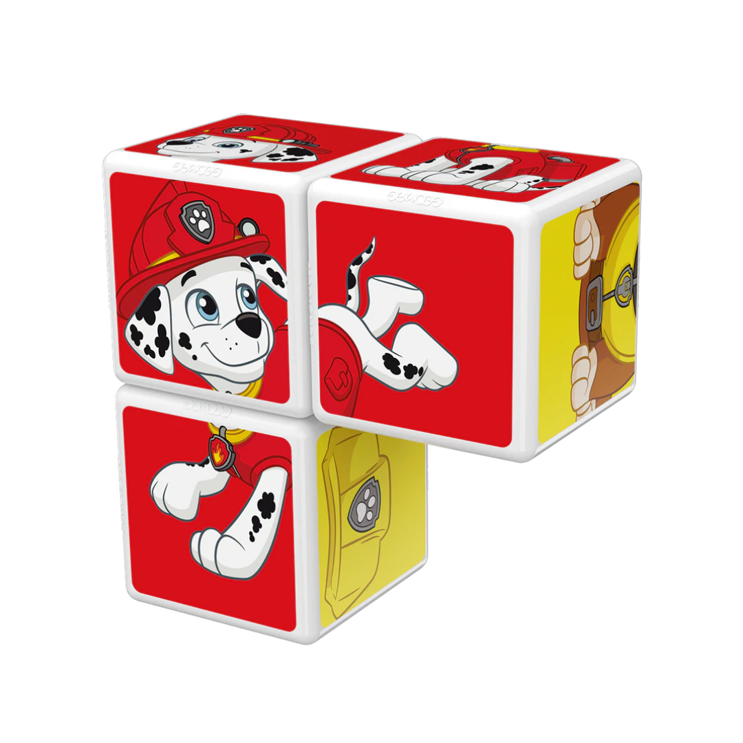 Cubos Magnéticos MAGICUBE Paw Patrol - Marshall, Rubble y Zuma (3 cubos) | Geomag