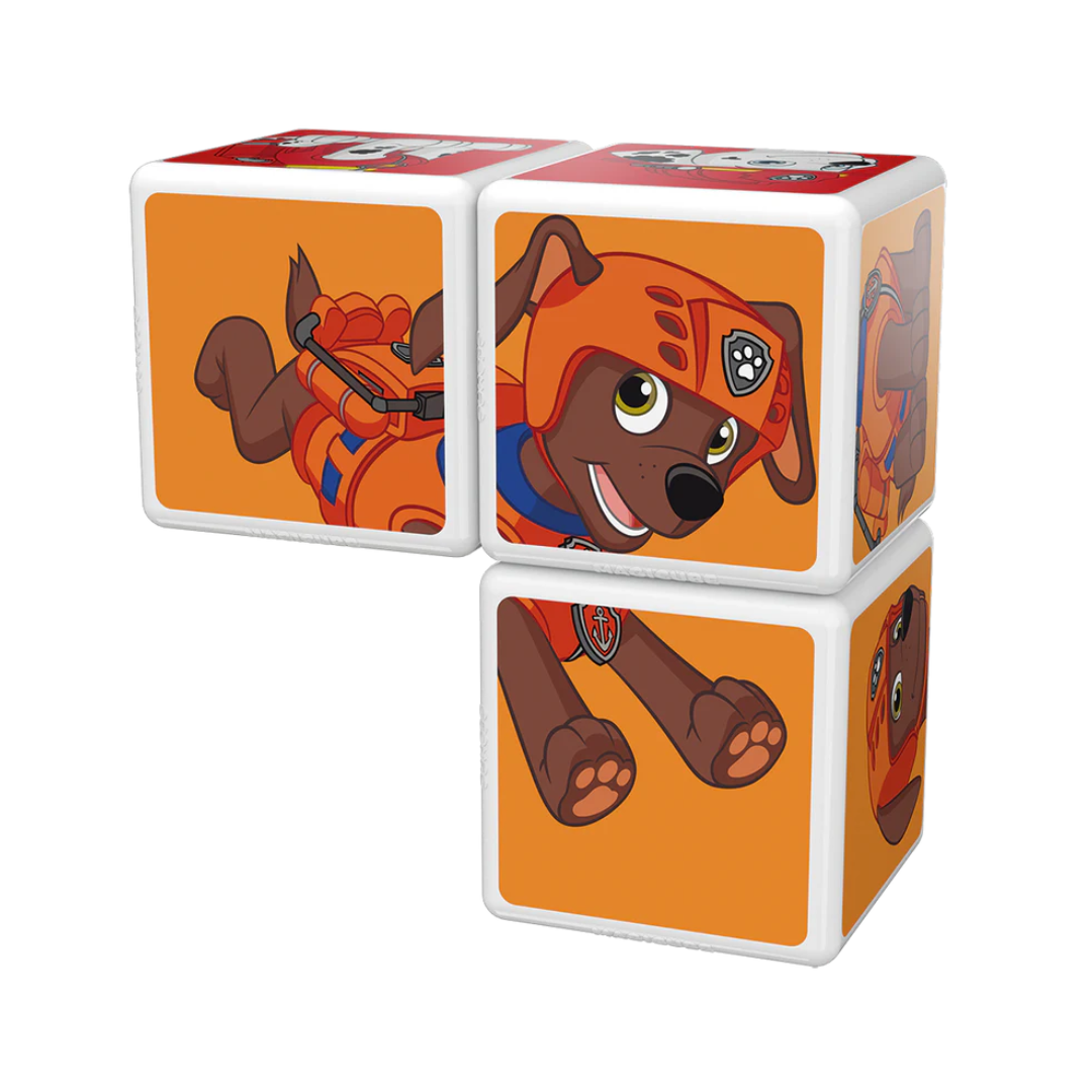 Cubos Magnéticos MAGICUBE Paw Patrol - Marshall, Rubble y Zuma (3 cubos) | Geomag