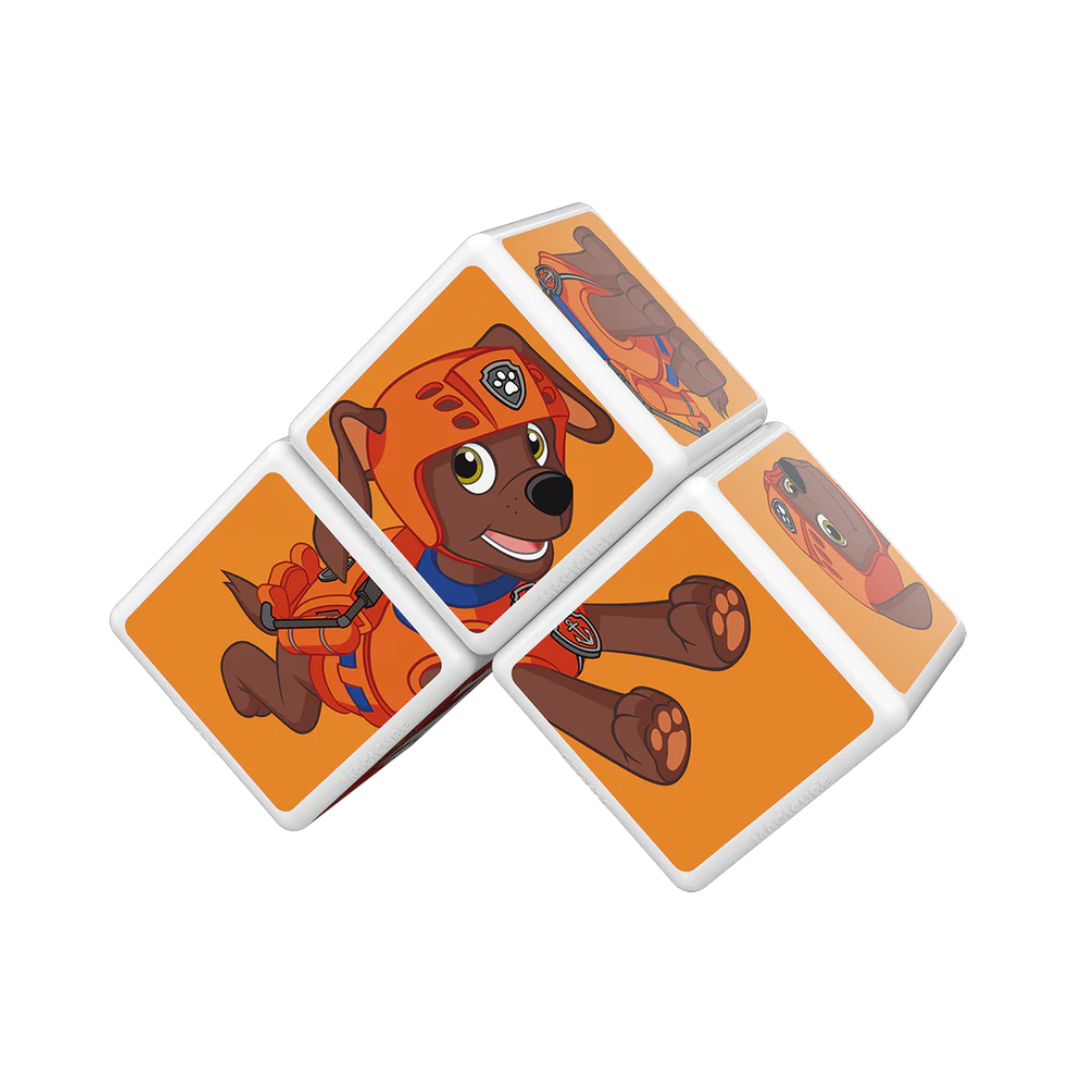 Cubos Magnéticos MAGICUBE Paw Patrol - Marshall, Rubble y Zuma (3 cubos) | Geomag